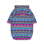 Boho Indian Lotus Pattern Print Dog Zip Up Hoodie