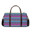 Boho Indian Lotus Pattern Print Duffel Bag