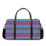 Boho Indian Lotus Pattern Print Duffle Bag