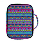 Boho Indian Lotus Pattern Print Front Pocket Bible Bag