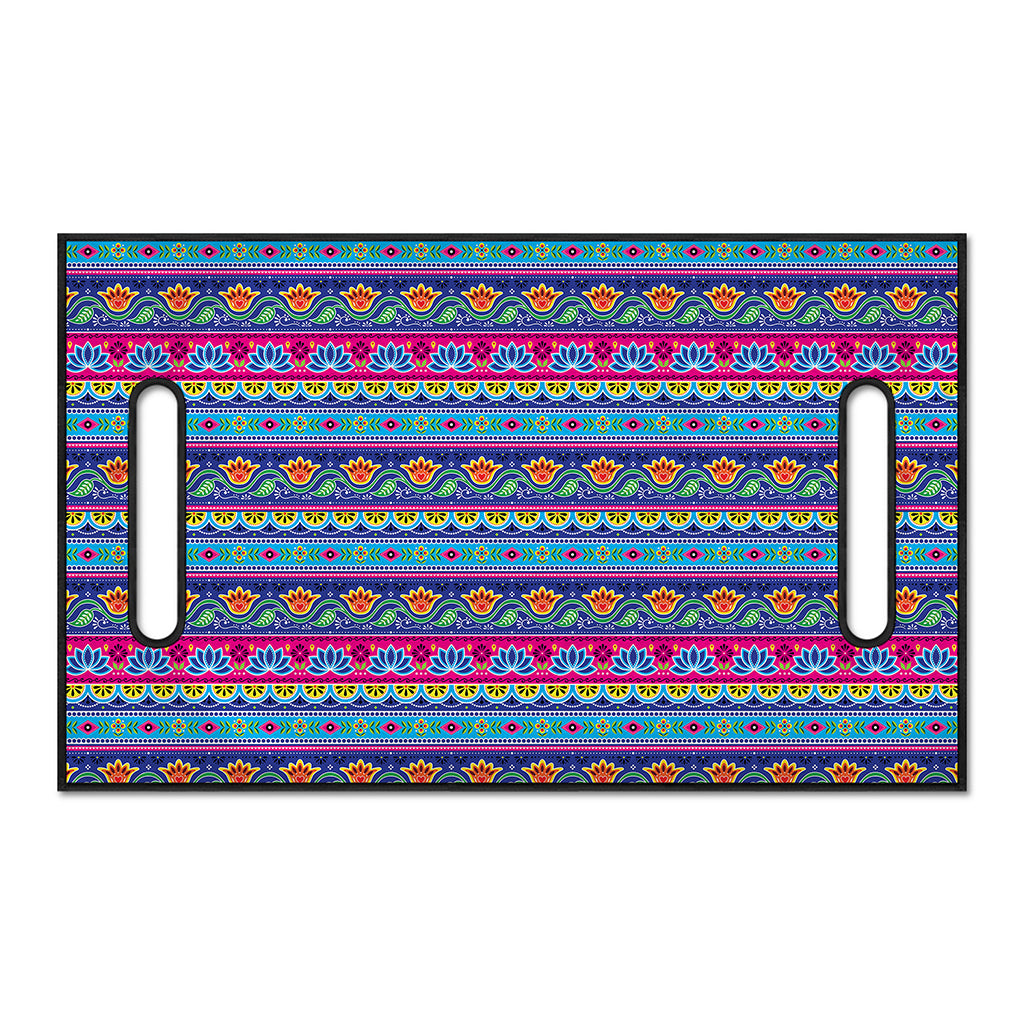 Boho Indian Lotus Pattern Print Golf Cart Seat Cover