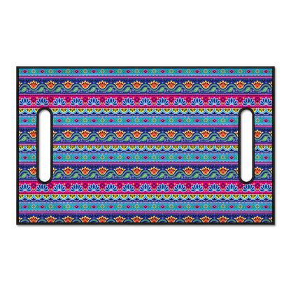 Boho Indian Lotus Pattern Print Golf Cart Seat Cover