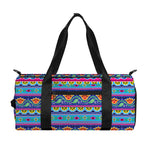 Boho Indian Lotus Pattern Print Gym Bag