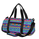 Boho Indian Lotus Pattern Print Gym Bag