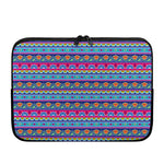 Boho Indian Lotus Pattern Print Laptop Sleeve