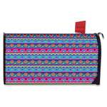 Boho Indian Lotus Pattern Print Mailbox Cover