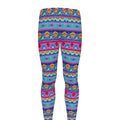 Boho Indian Lotus Pattern Print Men's Leggings