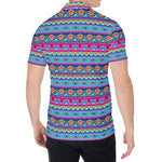 Boho Indian Lotus Pattern Print Men's Shirt