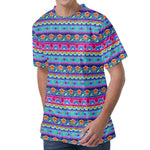 Boho Indian Lotus Pattern Print Men's Velvet T-Shirt