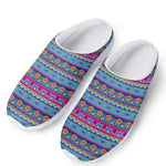 Boho Indian Lotus Pattern Print Mesh Casual Shoes