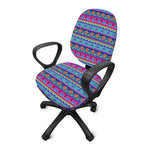 Boho Indian Lotus Pattern Print Office Chair Cover