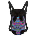 Boho Indian Lotus Pattern Print Pet Carrier Backpack