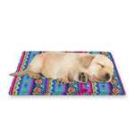 Boho Indian Lotus Pattern Print Pet Cooling Mat Cover