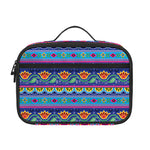 Boho Indian Lotus Pattern Print Portable Lunch Bag