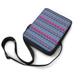 Boho Indian Lotus Pattern Print Rectangular Crossbody Bag