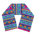 Boho Indian Lotus Pattern Print Scarf