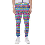 Boho Indian Lotus Pattern Print Scuba Joggers