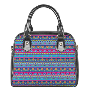 Boho Indian Lotus Pattern Print Shoulder Handbag