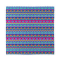 Boho Indian Lotus Pattern Print Silk Bandana
