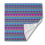 Boho Indian Lotus Pattern Print Silk Bandana
