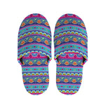 Boho Indian Lotus Pattern Print Slippers