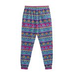 Boho Indian Lotus Pattern Print Sweatpants