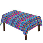 Boho Indian Lotus Pattern Print Tablecloth