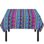 Boho Indian Lotus Pattern Print Tablecloth