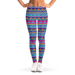 Boho Indian Lotus Pattern Print Women's Leggings