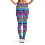 Boho Indian Lotus Pattern Print Women's Leggings