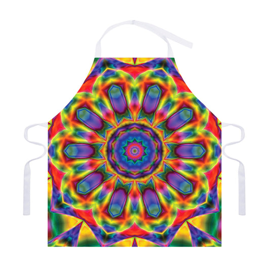 Boho Kaleidoscope Print Adjustable Apron