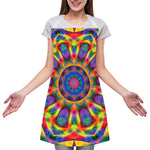 Boho Kaleidoscope Print Adjustable Apron