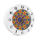 Boho Kaleidoscope Print Alarm Clock