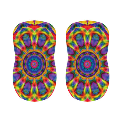 Boho Kaleidoscope Print Bar Stool Covers