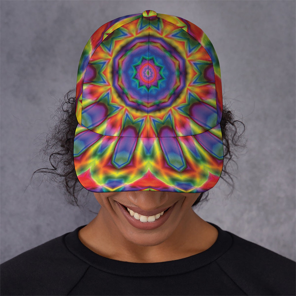 Boho Kaleidoscope Print Baseball Cap