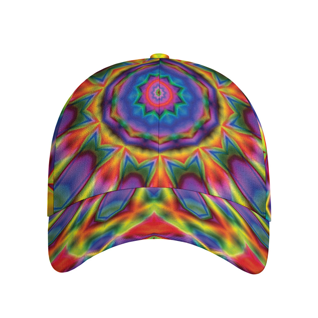 Boho Kaleidoscope Print Baseball Cap