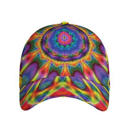 Boho Kaleidoscope Print Baseball Cap