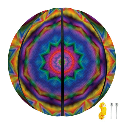 Boho Kaleidoscope Print Basketball