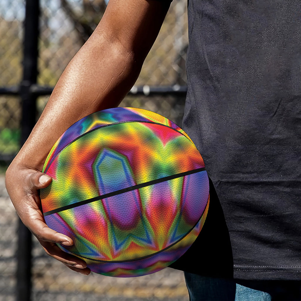 Boho Kaleidoscope Print Basketball