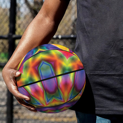 Boho Kaleidoscope Print Basketball