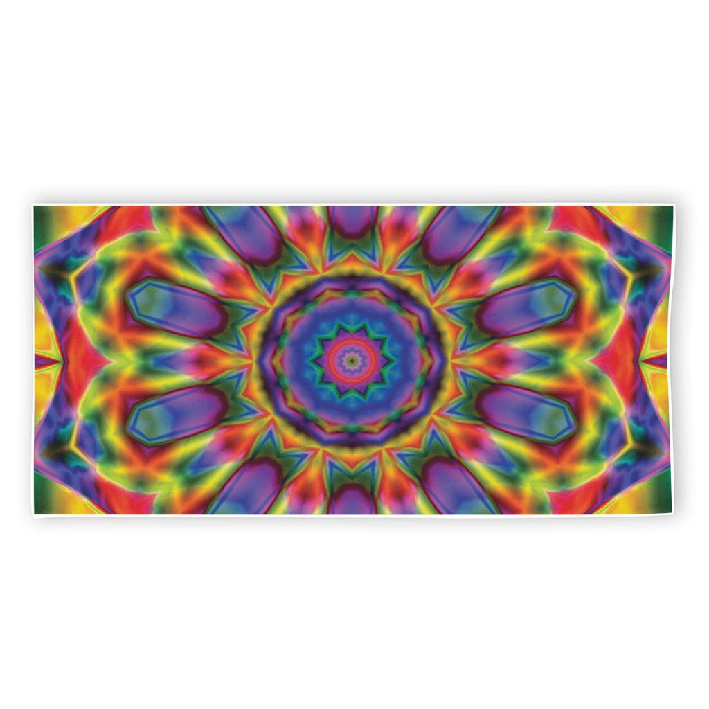 Boho Kaleidoscope Print Beach Towel
