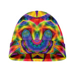 Boho Kaleidoscope Print Beanie