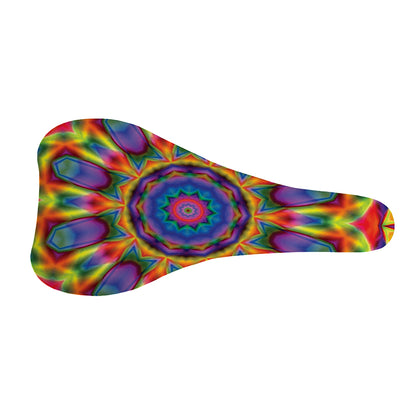 Boho Kaleidoscope Print Bicycle Seat Cover