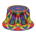 Boho Kaleidoscope Print Bucket Hat