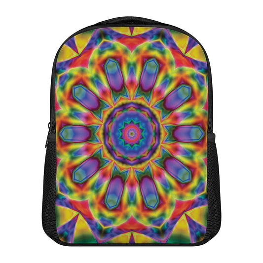 Boho Kaleidoscope Print Casual Backpack