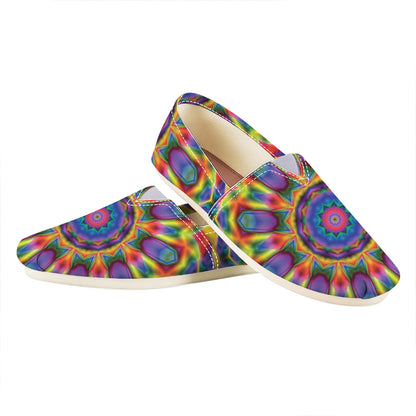 Boho Kaleidoscope Print Casual Shoes