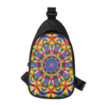 Boho Kaleidoscope Print Chest Bag