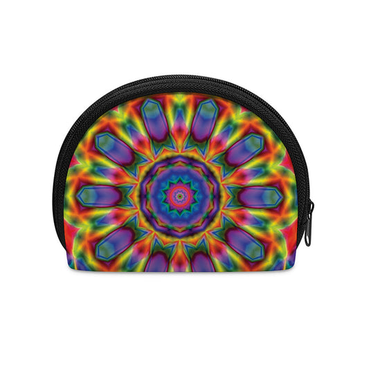 Boho Kaleidoscope Print Coin Purse