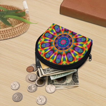 Boho Kaleidoscope Print Coin Purse