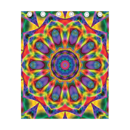 Boho Kaleidoscope Print Curtain